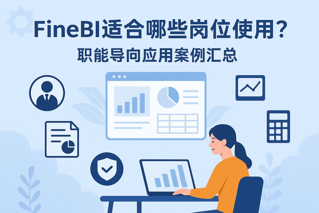 FineBI适合哪些岗位使用？职能导向应用案例汇总