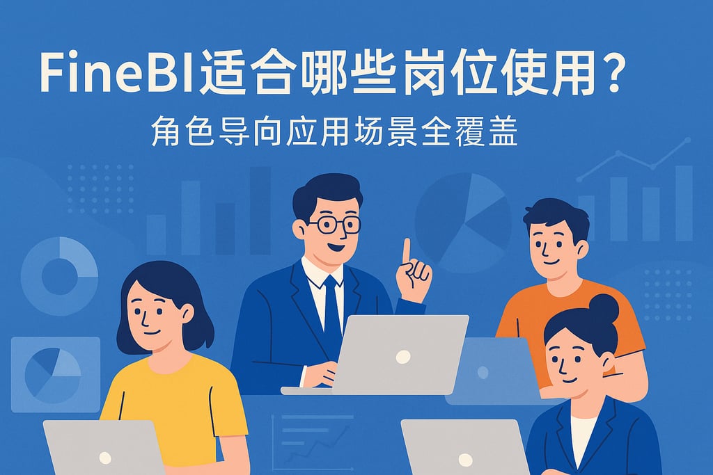 FineBI适合哪些岗位使用？角色导向应用场景全覆盖