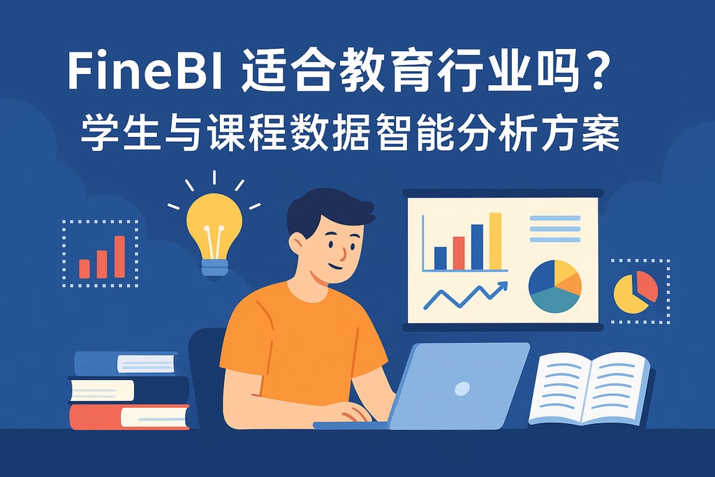 FineBI适合教育行业吗？学生与课程数据智能分析方案