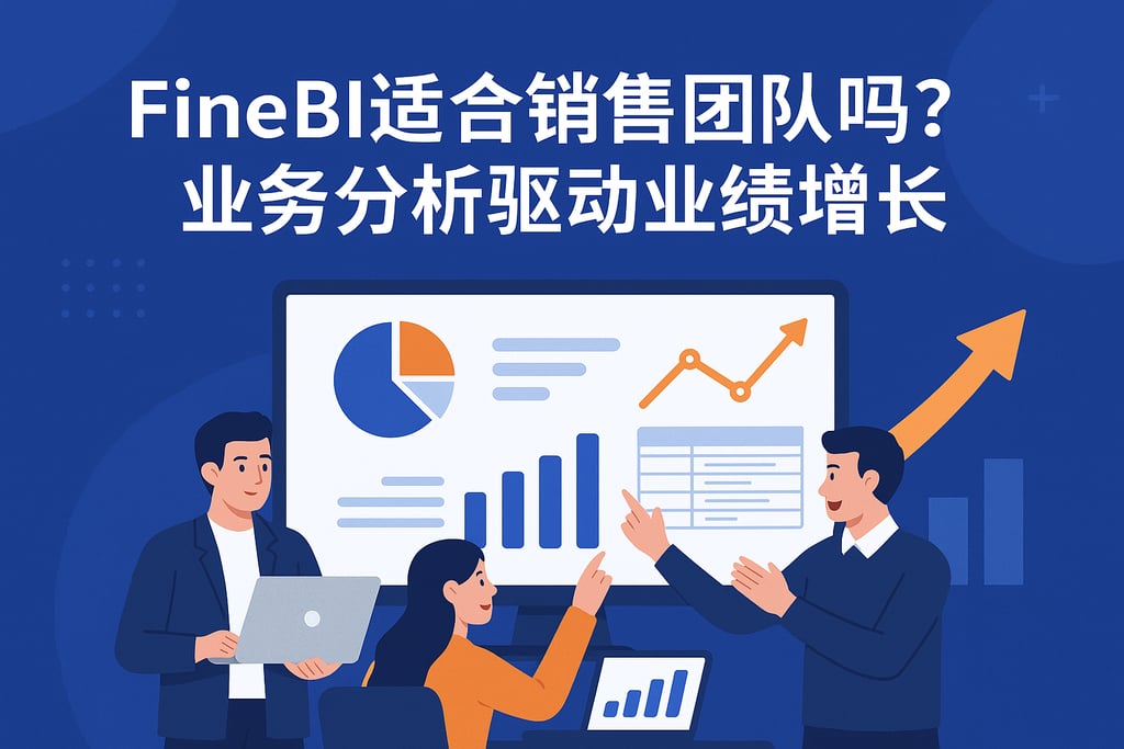 FineBI适合销售团队吗？业务分析驱动业绩增长