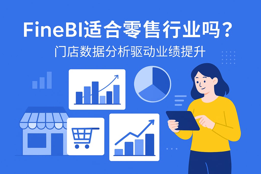 FineBI适合零售行业吗？门店数据分析驱动业绩提升