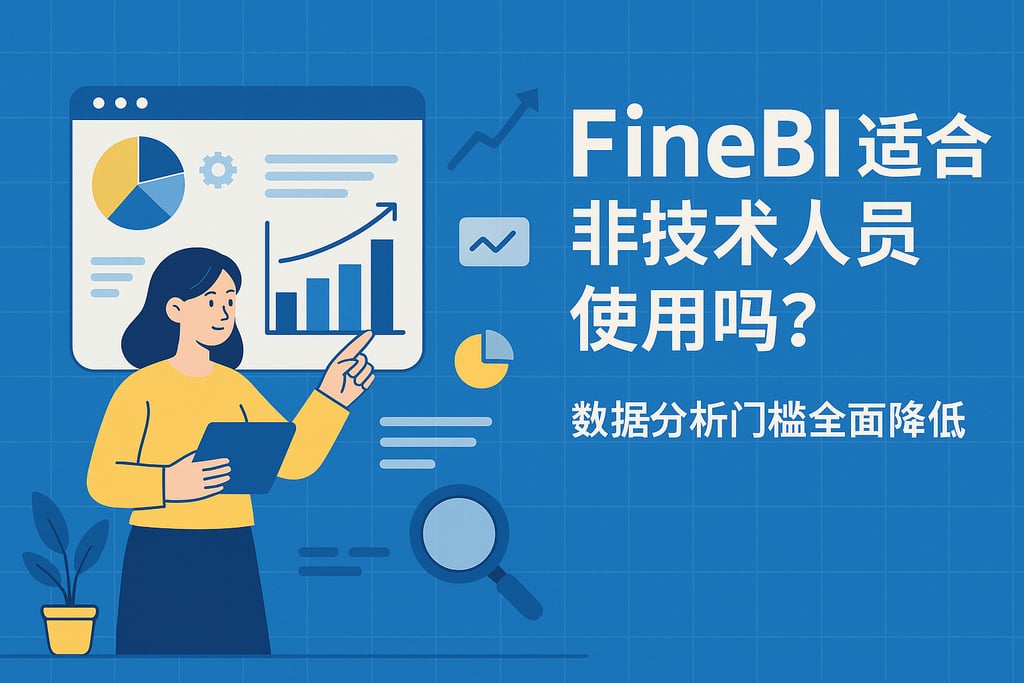 FineBI适合非技术人员使用吗？数据分析门槛全面降低