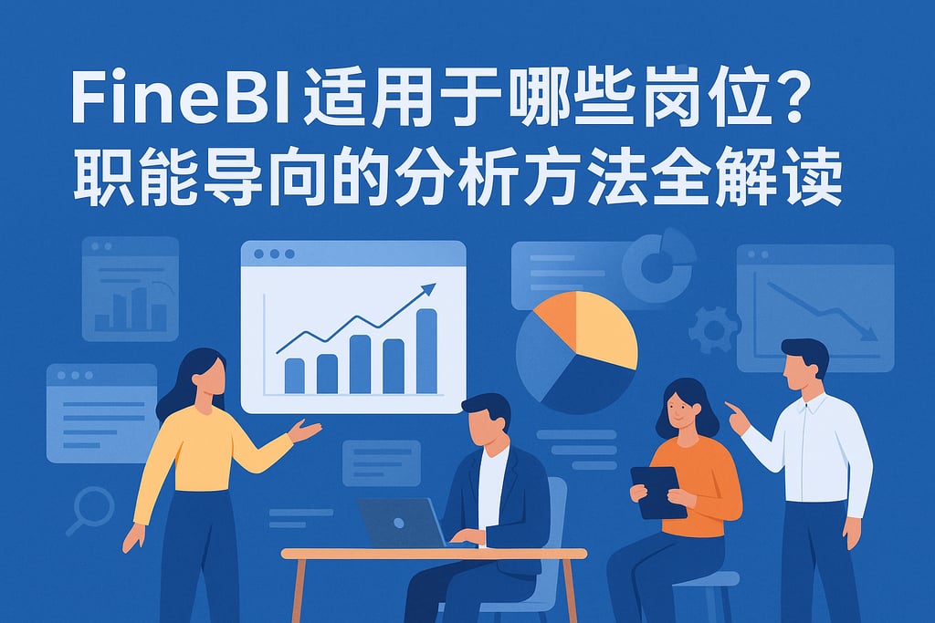 FineBI适用于哪些岗位？职能导向的分析方法全解读