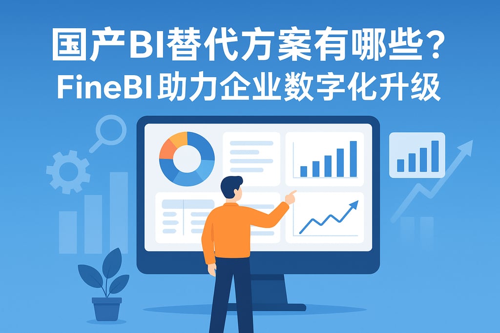 国产BI替代方案有哪些？FineBI助力企业数字化升级