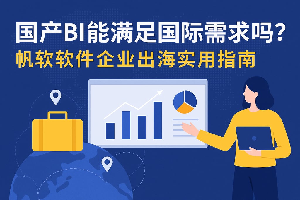 国产BI能满足国际需求吗？帆软软件企业出海实用指南