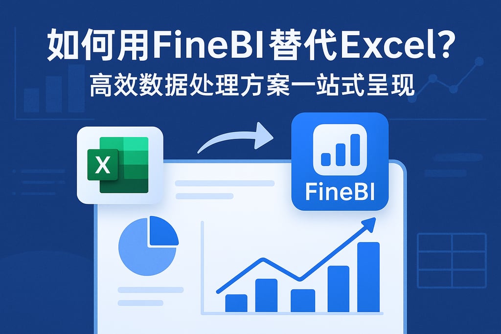 如何用FineBI替代Excel？高效数据处理方案一站式呈现