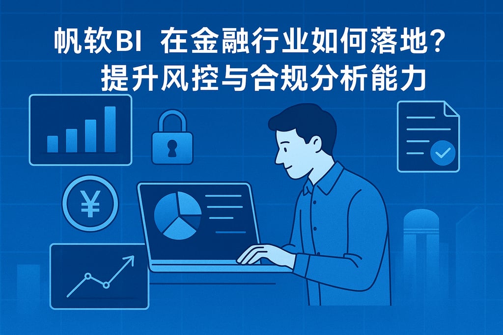 帆软BI在金融行业如何落地？提升风控与合规分析能力
