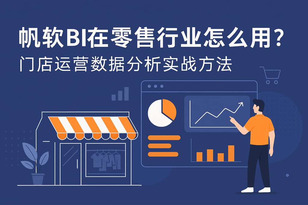 帆软BI在零售行业怎么用？门店运营数据分析实战方法