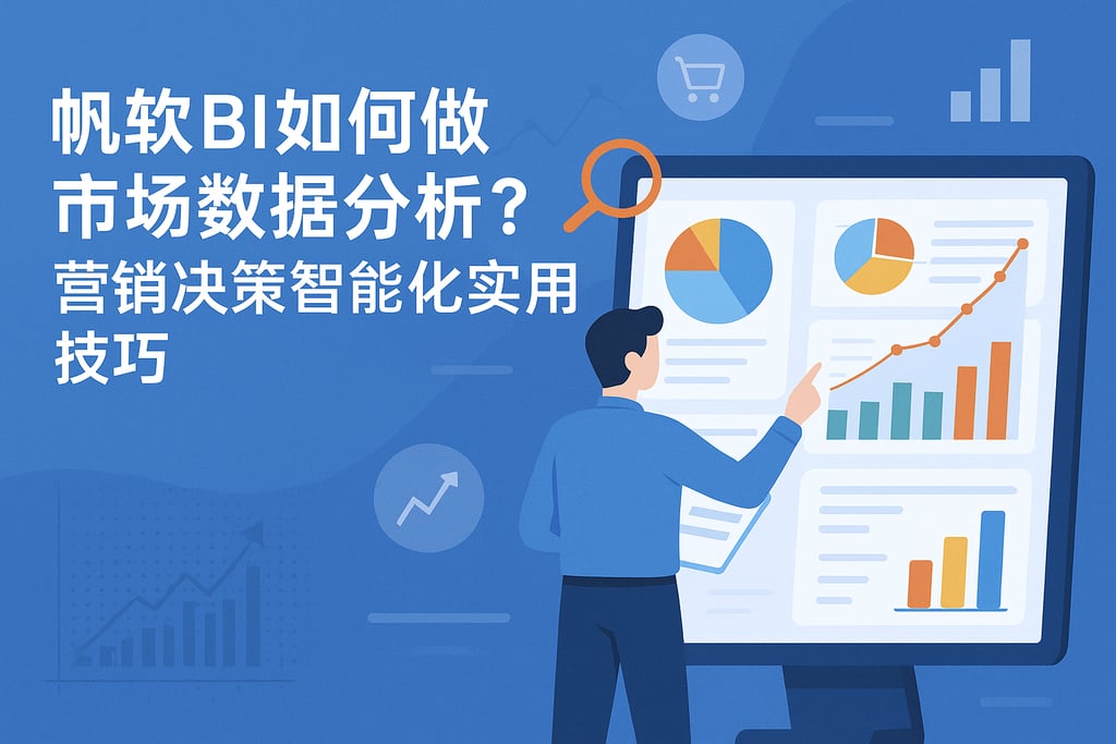帆软BI如何做市场数据分析？营销决策智能化实用技巧