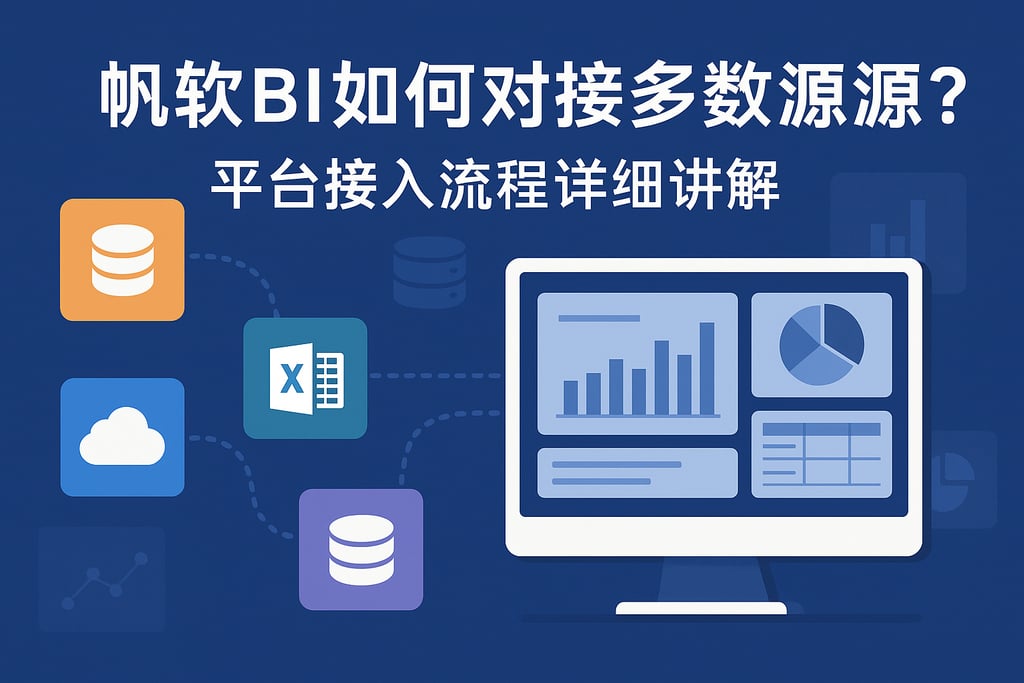 帆软BI如何对接多数据源？平台接入流程详细讲解