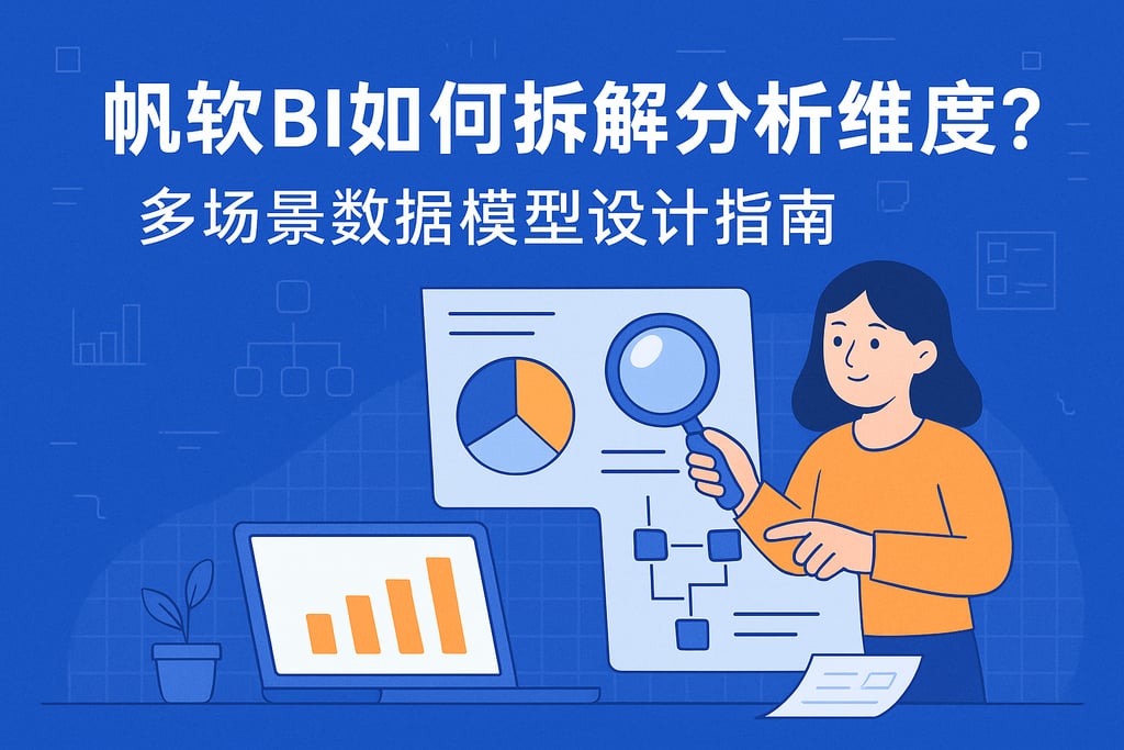 帆软BI如何拆解分析维度？多场景数据模型设计指南