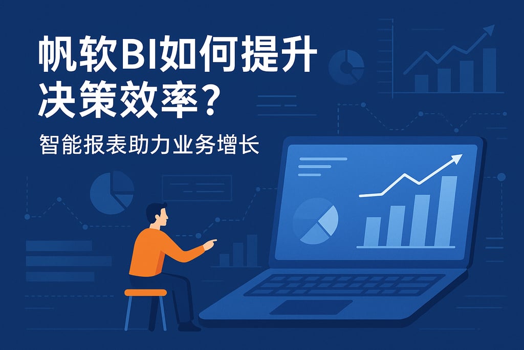帆软BI如何提升决策效率？智能报表助力业务增长