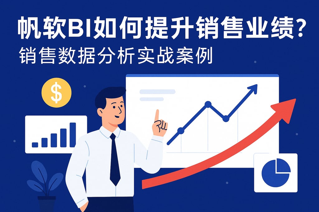 帆软BI如何提升销售业绩？销售数据分析实战案例