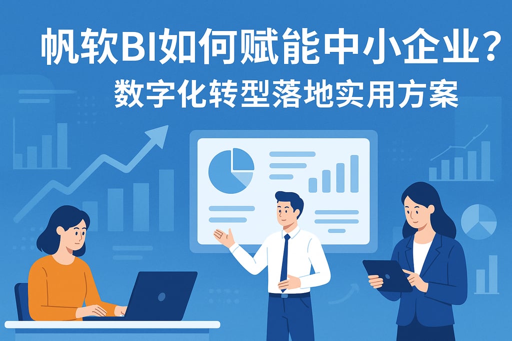 帆软BI如何赋能中小企业？数字化转型落地实用方案