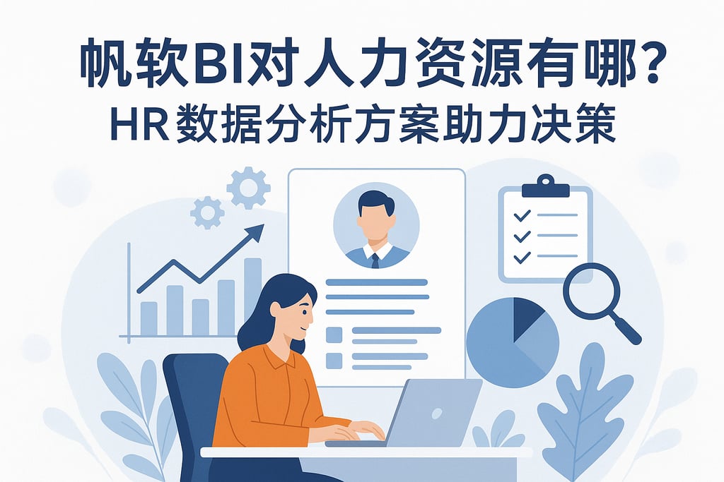 帆软BI对人力资源有哪些帮助？HR数据分析方案助力决策