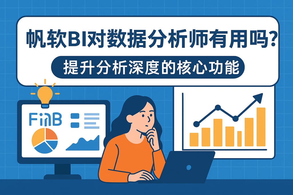 帆软BI对数据分析师有用吗？提升分析深度的核心功能
