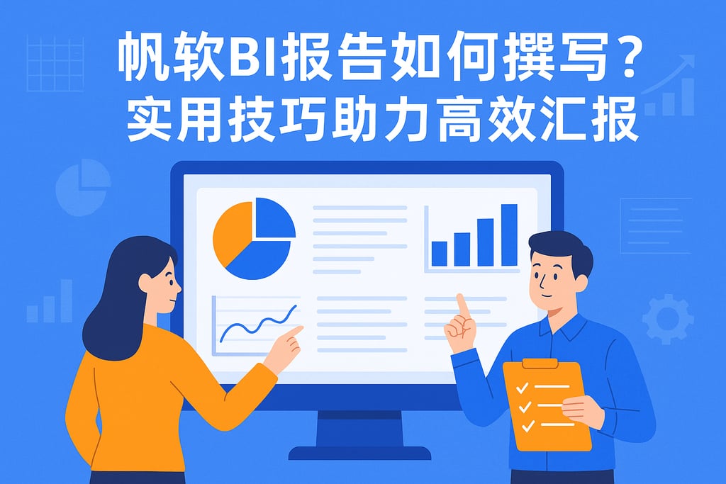 帆软BI报告如何撰写？实用技巧助力高效汇报