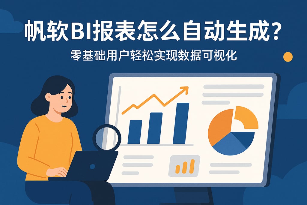 帆软BI报表怎么自动生成？零基础用户轻松实现数据可视化