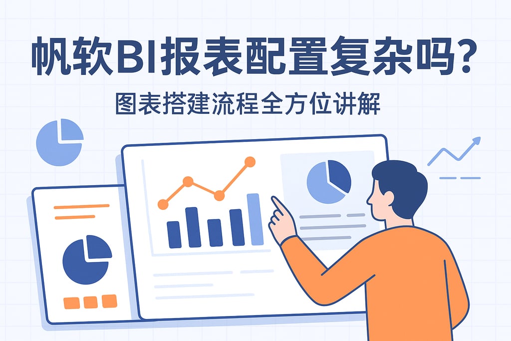 帆软BI报表配置复杂吗？图表搭建流程全方位讲解