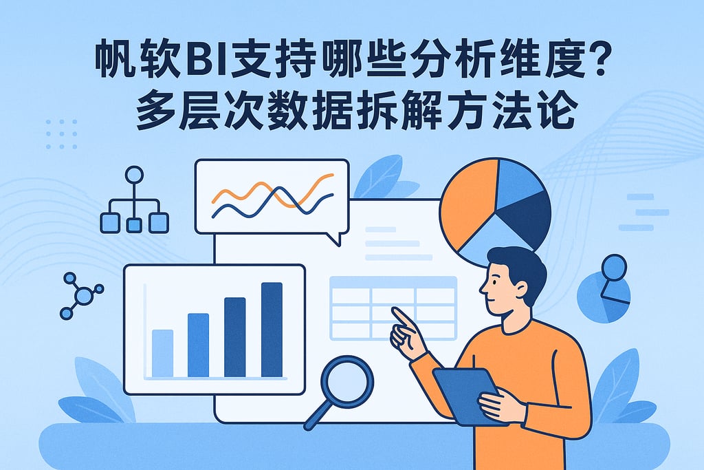 帆软BI支持哪些分析维度？多层次数据拆解方法论