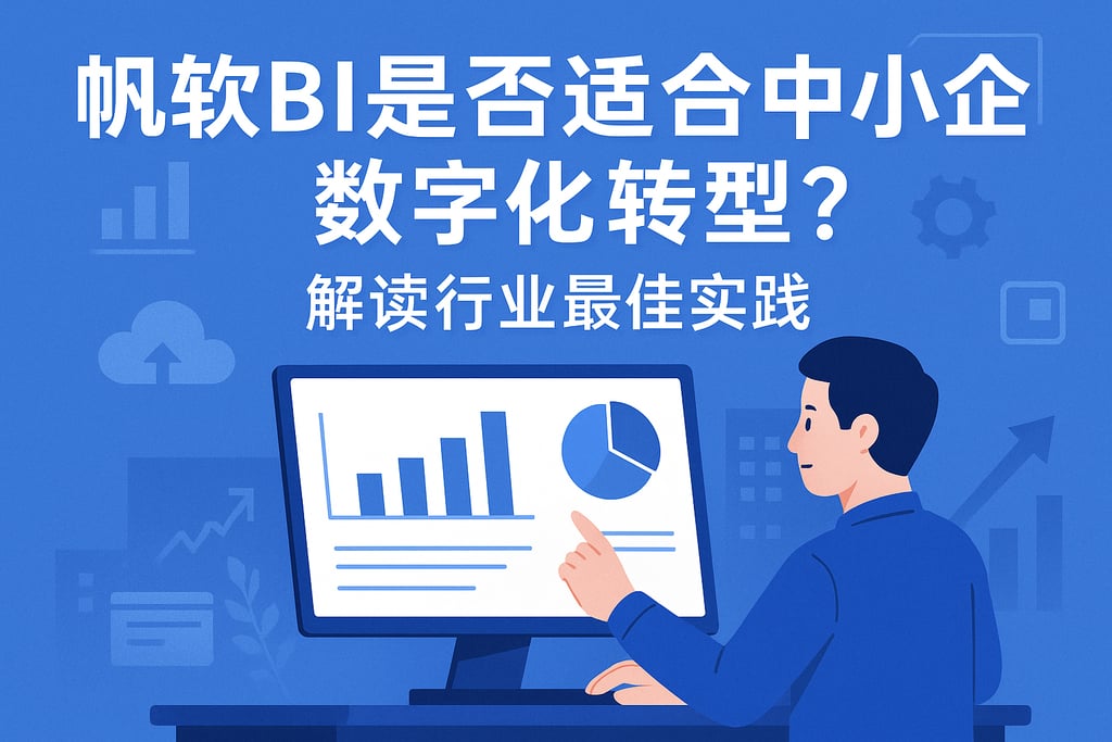 帆软BI是否适合中小企业数字化转型？解读行业最佳实践