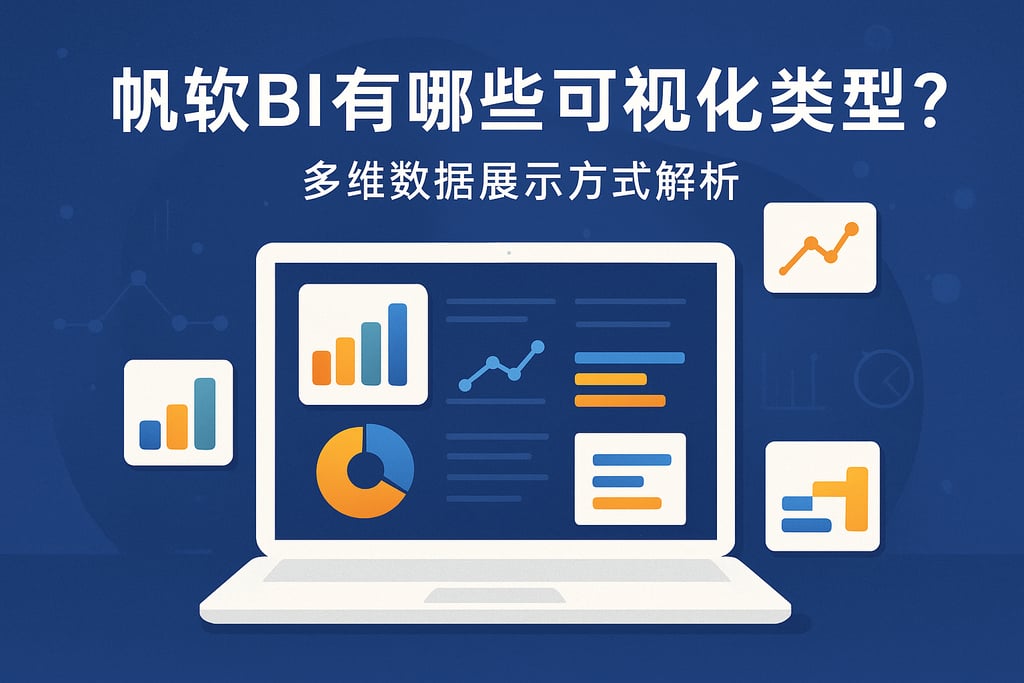 帆软BI有哪些可视化类型？多维数据展示方式解析