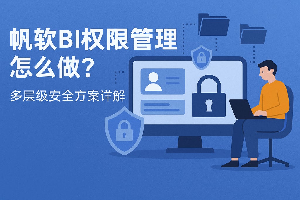帆软BI权限管理怎么做？多层级安全方案详解