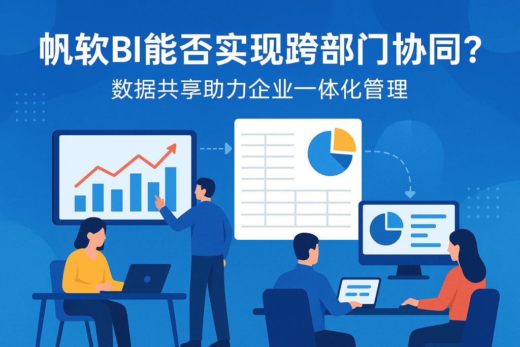 帆软BI能否实现跨部门协同？数据共享助力企业一体化管理