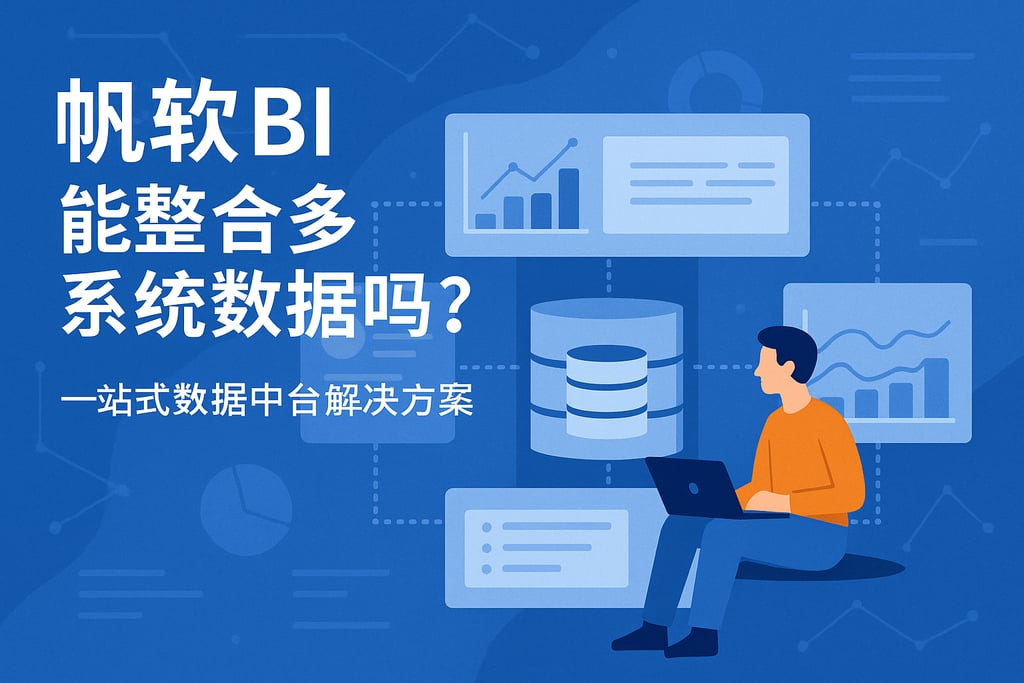 帆软BI能整合多系统数据吗？一站式数据中台解决方案