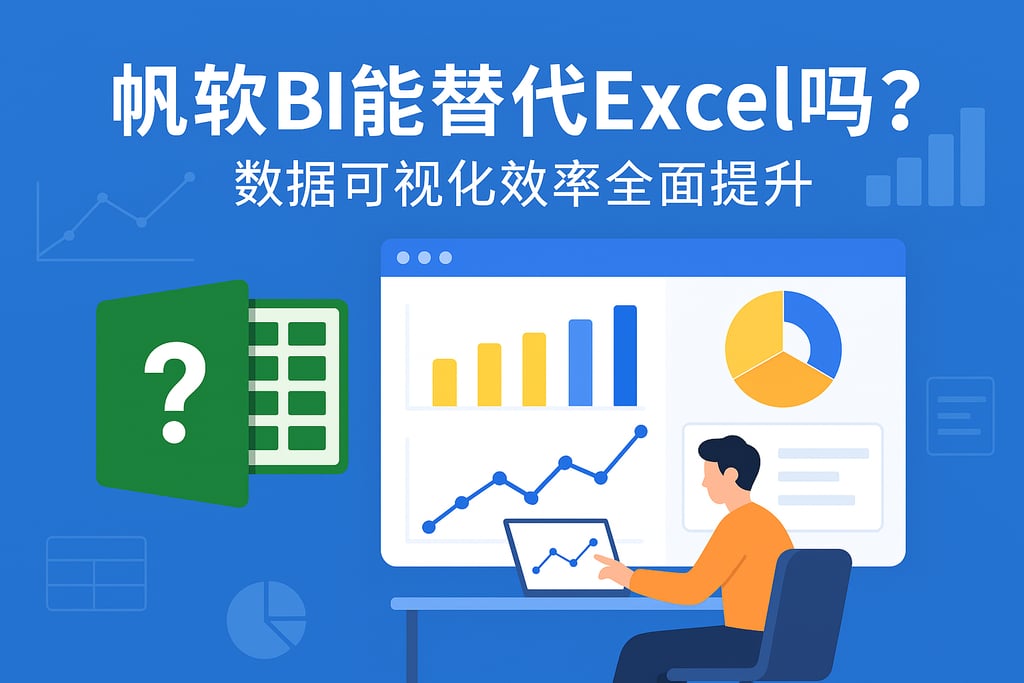 帆软BI能替代Excel吗？数据可视化效率全面提升