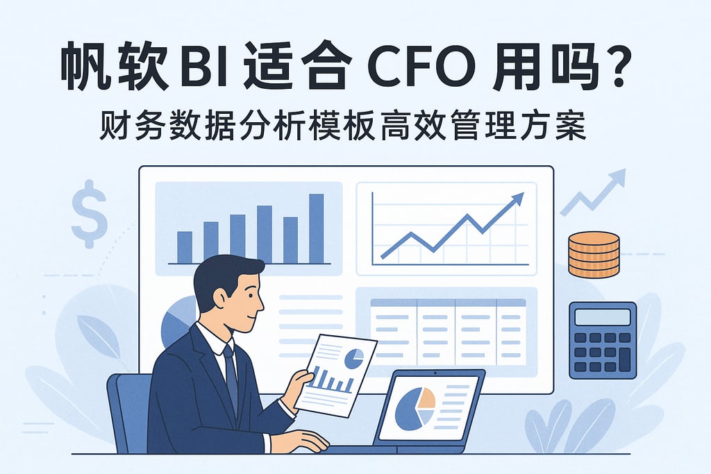帆软BI适合CFO用吗？财务数据分析模板高效管理方案