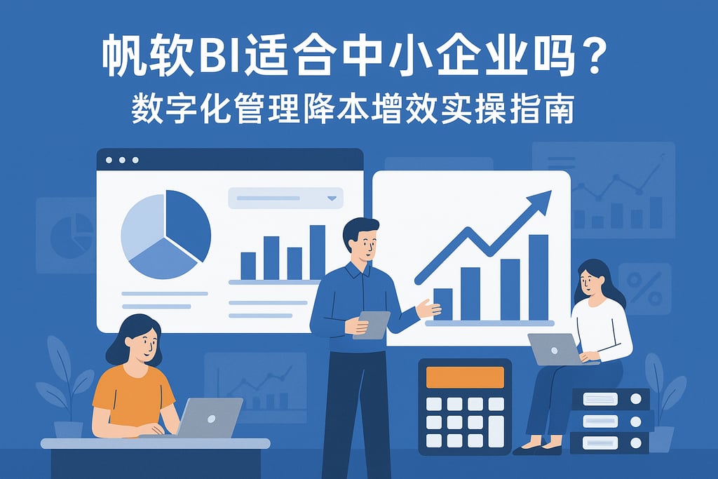 帆软BI适合中小企业吗？数字化管理降本增效实操指南