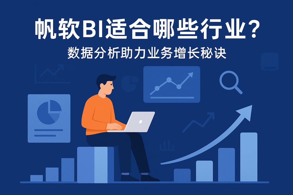 帆软BI适合哪些行业？数据分析助力业务增长秘诀