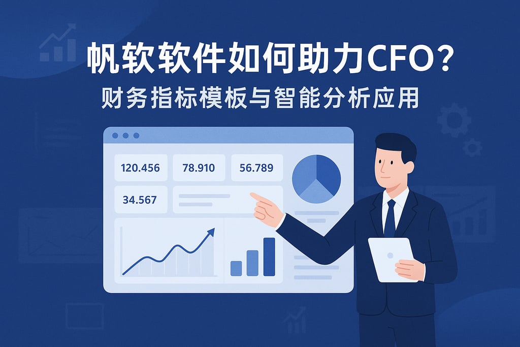 帆软软件如何助力CFO？财务指标模板与智能分析应用