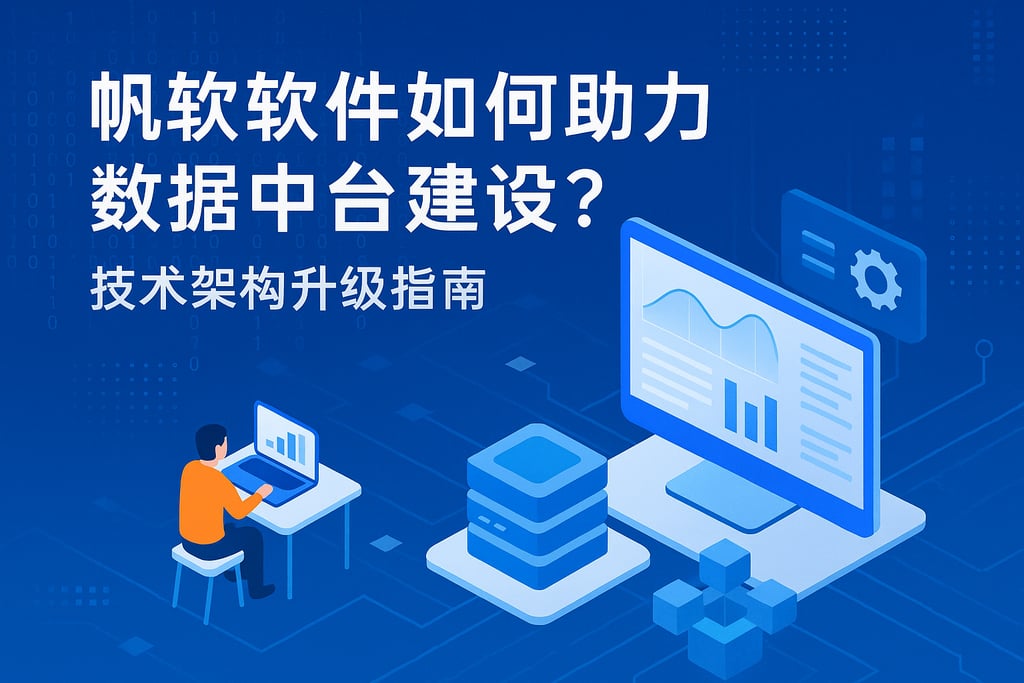 帆软软件如何助力数据中台建设？技术架构升级指南