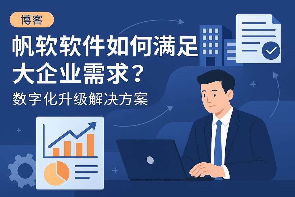 帆软软件如何满足大企业需求？数字化升级解决方案