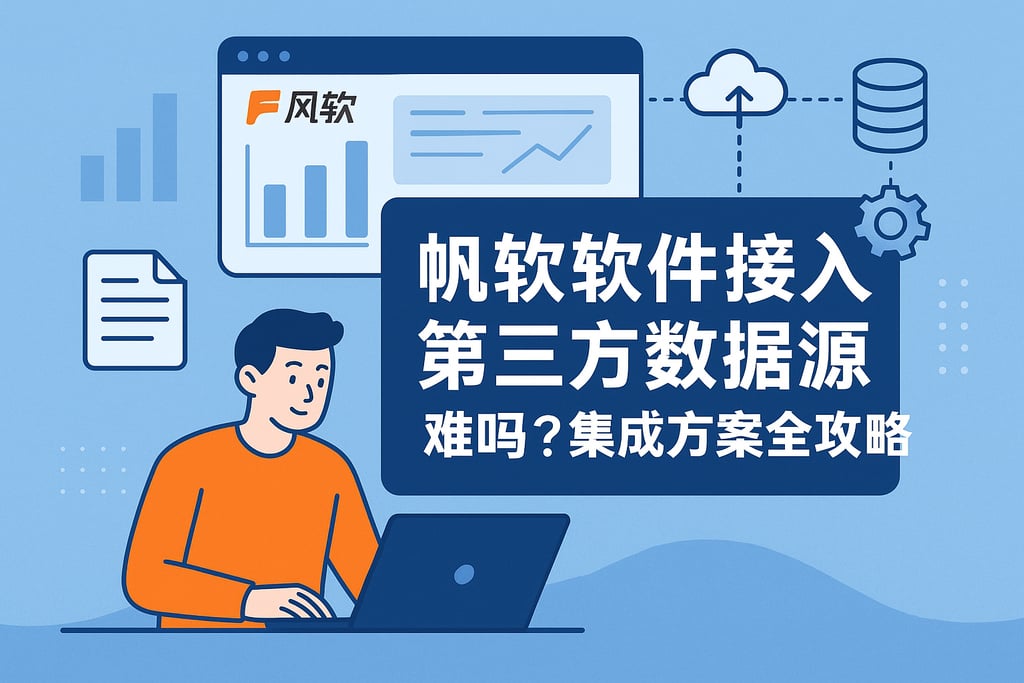 帆软软件接入第三方数据源难吗？集成方案全攻略