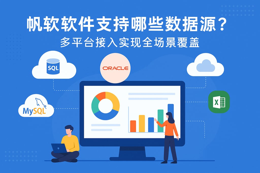 帆软软件支持哪些数据源？多平台接入实现全场景覆盖