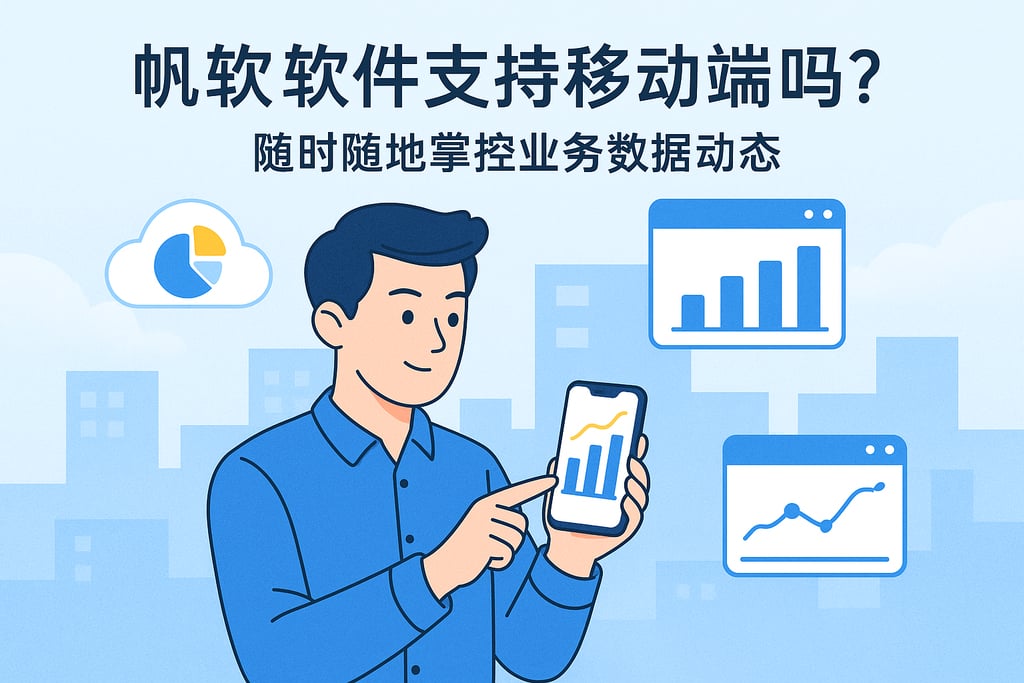 帆软软件支持移动端吗？随时随地掌控业务数据动态