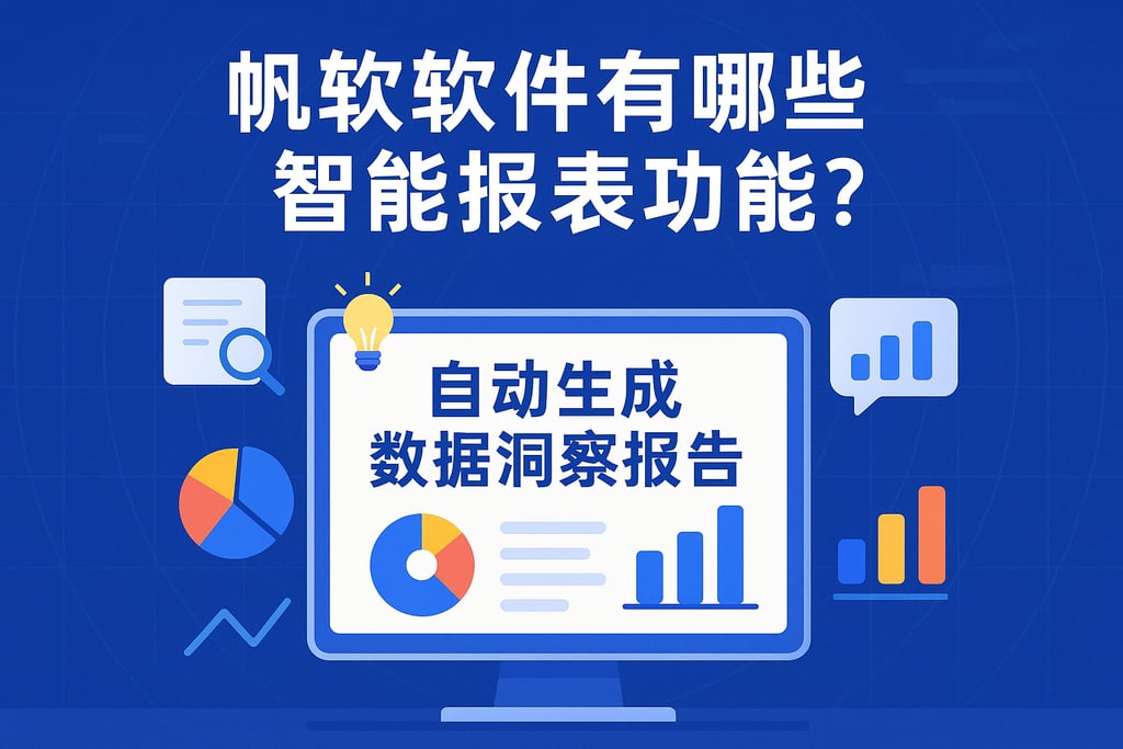 帆软软件有哪些智能报表功能？自动生成数据洞察报告