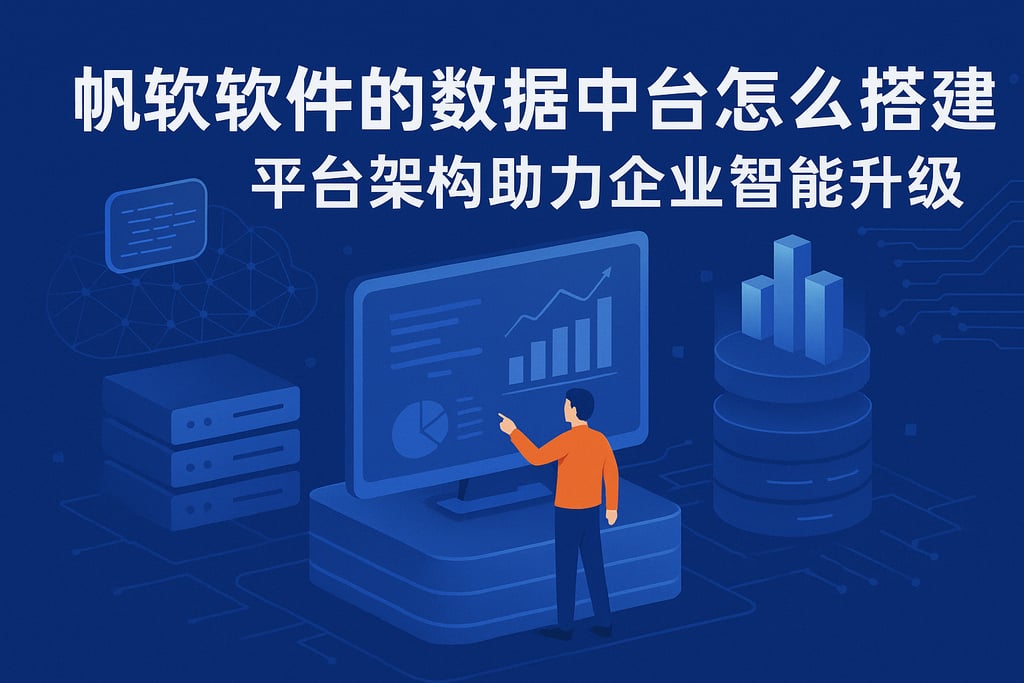 帆软软件的数据中台怎么搭建？平台架构助力企业智能升级