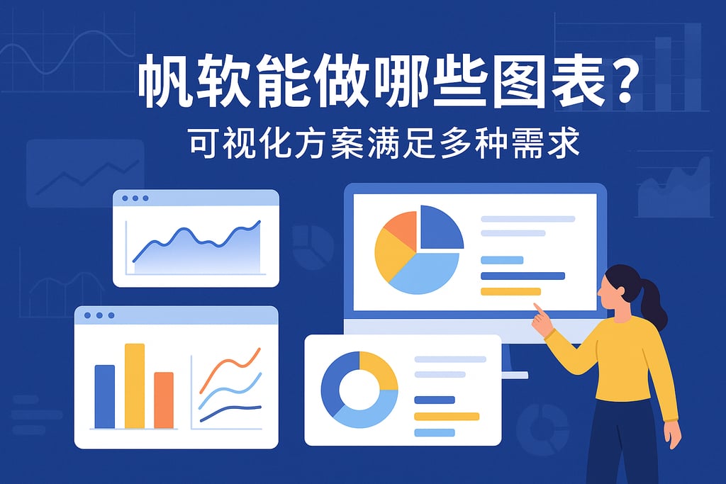 帆软软件能做哪些图表？可视化方案满足多种需求