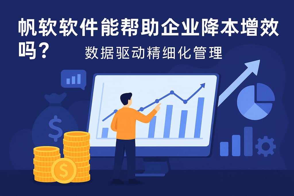 帆软软件能帮助企业降本增效吗？数据驱动精细化管理