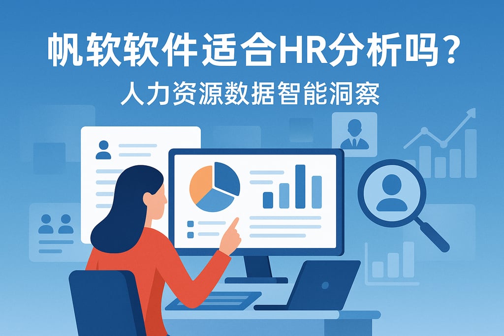 帆软软件适合HR分析吗？人力资源数据智能洞察。
