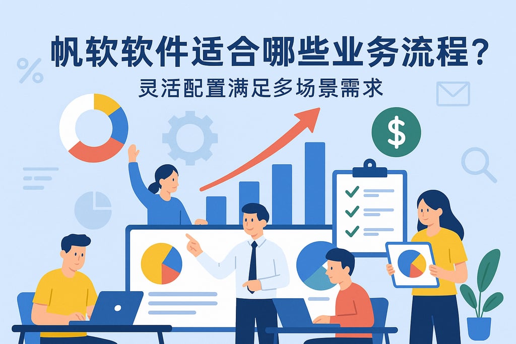 帆软软件适合哪些业务流程？灵活配置满足多场景需求