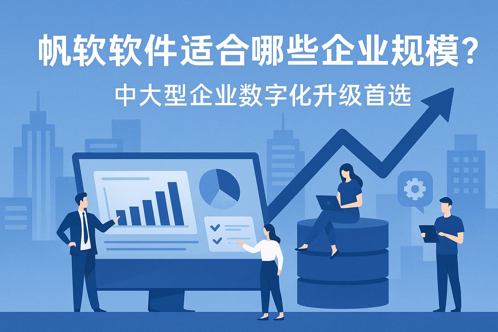 帆软软件适合哪些企业规模？中大型企业数字化升级首选