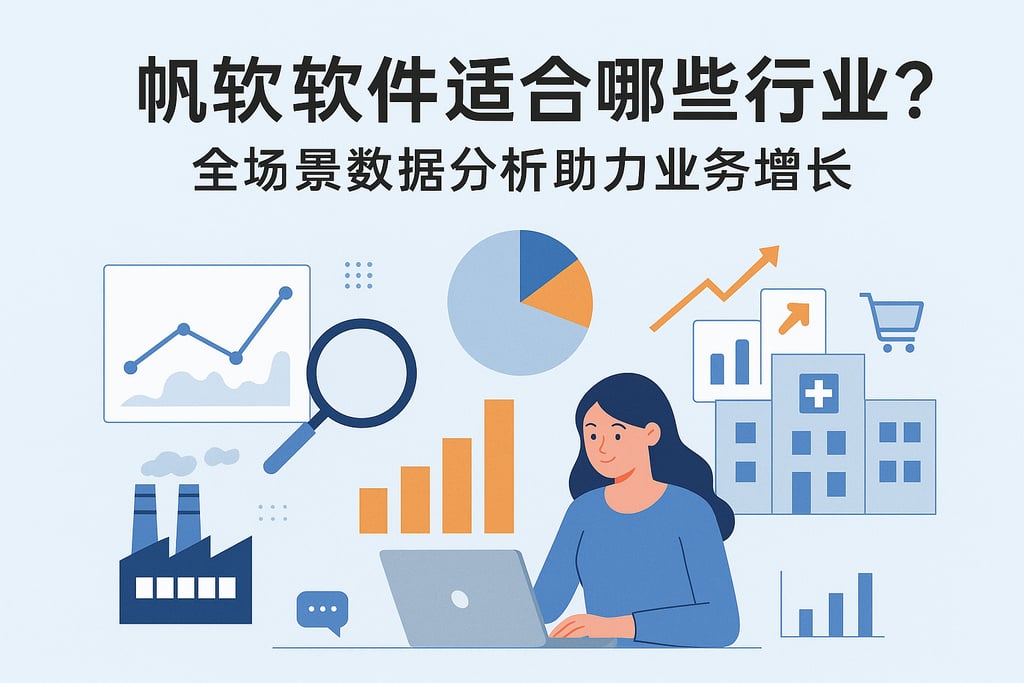 帆软软件适合哪些行业？全场景数据分析助力业务增长