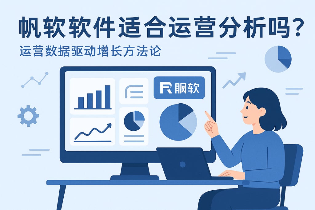 帆软软件适合运营分析吗？运营数据驱动增长方法论