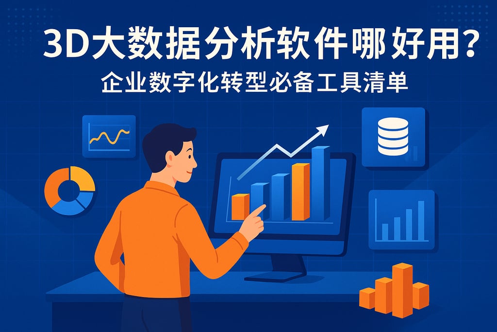 3D大数据分析预测软件哪个好用？企业数字化转型必备工具清单