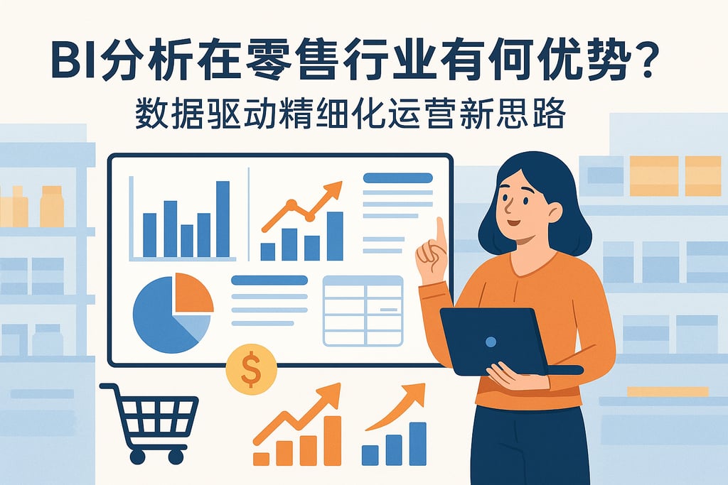 BI分析在零售行业有何优势？数据驱动精细化运营新思路